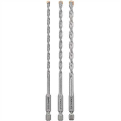 3pc Impact Ready Masonry Bit set