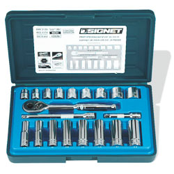 Chrome Socket Set - 3/8" - 6 Point / 12620 *20 Pc