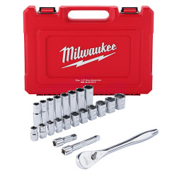 22 pc. 1/2 in. Socket Wrench Set (SAE)