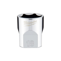 3/8 in. Drive 18mm Metric 6-Point Socket