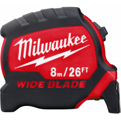 Wide Blade Tape Measure - 8m/26'