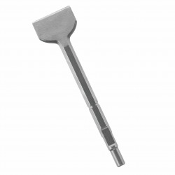 3 In. x 12 In. Scaling Chisel Tool Round Hex/Spline Hammer Steel