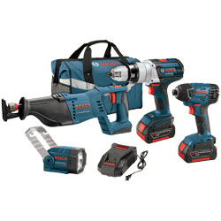 18 V 4-Tool Lithium-Ion Cordless Combo Kit