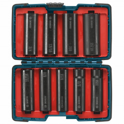 Impact Tough Socket Set for 1/2 In. Drive