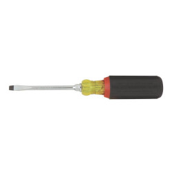 1/4" Slotted - 4"Â Vinyl GripÂ Screwdriver w/ Bolster