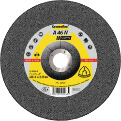 A 46 N grinding discs, 5 x 1/4 x 7/8 Inch depressed centre