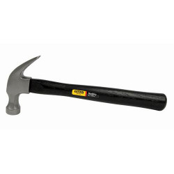 16oz Wood Handle Curved Claw Hammer