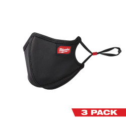 3PK L/XL 3-Layer Performance Face Mask