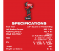 M12 FUEL™ Stubby 3/8" Impact Wrench Kit